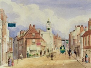 High Street di Croydon, c.1850-55