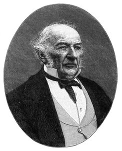 William Ewart Gladstone, statista e Primo Ministro del Partito Liberale Britannico, c1890 da Elliott and Fry