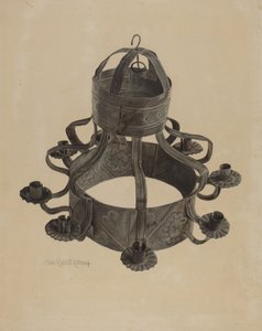 Lampadario tedesco della Pennsylvania da Elmer R. Kottcamp