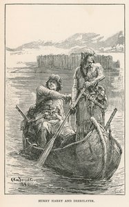 Harry il frettoloso e il cacciatore di cervi (incisione)