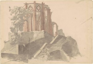 Rovine della Cattedrale, Bacharach da Emanuel Gottlieb Leutze