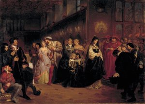Il corteggiamento di Anna Bolena da Emanuel Gottlieb Leutze