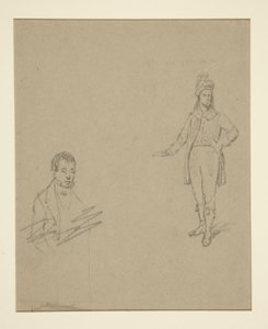 Due uomini da Emanuel Gottlieb Leutze
