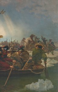 Washington attraversa il fiume Delaware, 25 dicembre 1776 da Emanuel Gottlieb Leutze