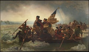 Washington attraversa il Delaware, 1851 da Emanuel Leutze
