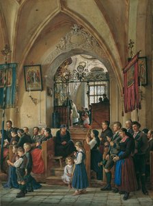 Interno della chiesa parrocchiale di Aussee