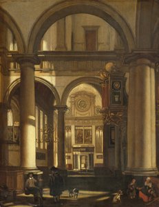Interno di una chiesa da Emanuel de Witte