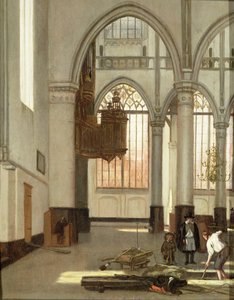Becchini nella parte ovest della Oude Kerk, Amsterdam
