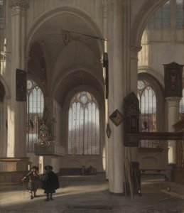 Interno di una chiesa, c. 1680 da Emanuel de Witte
