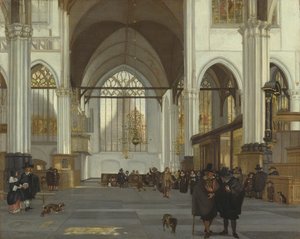 Interno della Oude Kerk, Amsterdam, 1659
