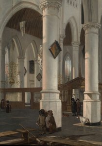 Interno della Oude Kerk, Delft