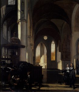 Interno di una chiesa gotica