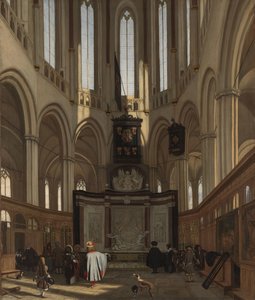 La tomba di Michiel de Ruyter nella Nieuwe Kerk, Amsterdam da Emanuel de Witte