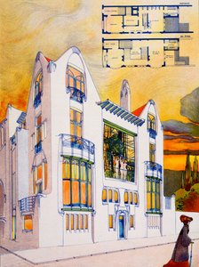 Progetto di Casa, c.1905-6 da Emiel van Averbeke