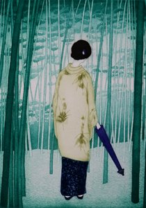 Signora di bambù, 2007 (acquaforte)