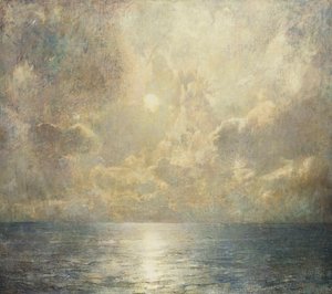 Paesaggio marino al chiaro di luna