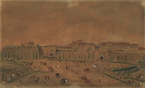 La vecchia e la nuova porta di Kärntner a Vienna