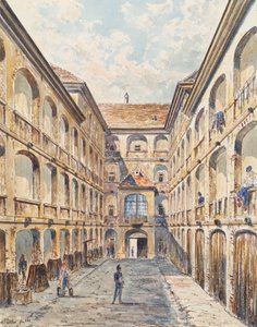 Il primo cortile della caserma Salzgries a Vienna