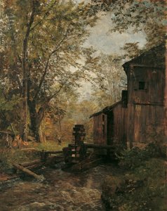 Il mulino di Gosau presso Ischl da Emil Jakob Schindler