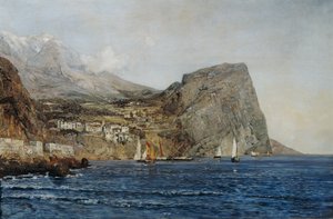 Paesaggio costiero in Dalmazia da Emil Jakob Schindler