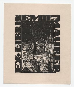 Ex Libris Emil Maurer (incisione)