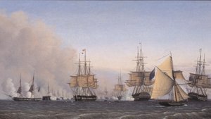 La battaglia di Copenaghen del 2 aprile 1801 da Emil Normann