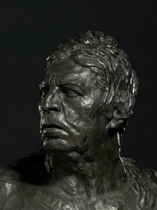 Busto di Ingres (bronzo) (dettaglio) da Emile Antoine Bourdelle
