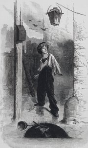 Scena da I Miserabili, di Victor Hugo: Gavroche