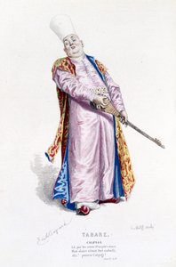 Opera completa di Beaumarchais (1732-1799) di Edouard Fournier. Ed. Laplace, Sanchez et Cie, Parigi 1876 (incisione) da Emile Antoine Bayard