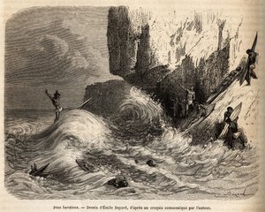Giochi hawaiani, al precipizio di Mokapuu, sull