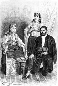 Uomo e donna ebrei di Tangeri, 1878