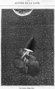 Partenza per la Luna, illustrazione da 