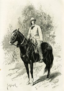 Ritratto di Jane Dieulafoy da Emile Antoine Bayard