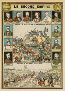 Secondo Impero 1852-1870 - cattura di Malakoff 8 settembre 1855 - vittoria di Solferino 24 giugno 1859 da Emile Antoine Bayard