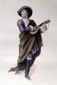 Il Conte di Almaviva, personaggio del Barbiere di Siviglia di Beaumarchais creato nel 1773. Illustrazione di Emile Bayard
