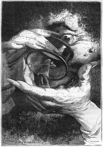 Illustrazione del romanzo di Jules Verne 