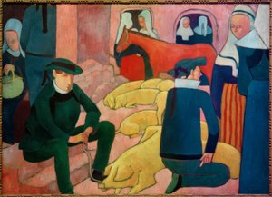 Il mercato dei maiali da Emile Bernard
