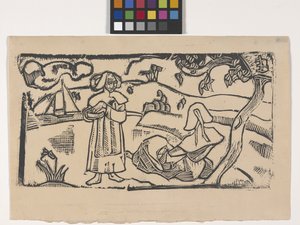 Deux Bretonnes (Due donne bretoni) da Emile Bernard
