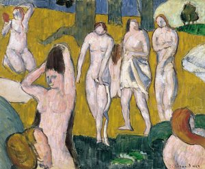 Donne al bagno da Emile Bernard