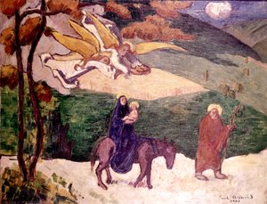 Fuga in Egitto da Emile Bernard