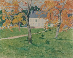 Casa tra gli alberi - Pont-Aven da Emile Bernard