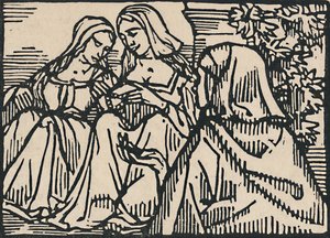 Illustrazione per Ballade Des Femmes De Paris di Villon, 1919 da Emile Bernard