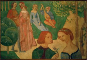 In un parco in tempi antichi da Emile Bernard