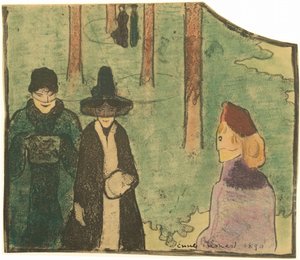 La passeggiata da Emile Bernard