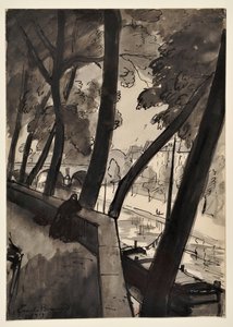 Le banchine: [La Senna al Pont-Marie] da Emile Bernard