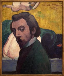 Autoritratto. Dipinto di Emile Bernard (1868-1941). Olio su tela da Emile Bernard