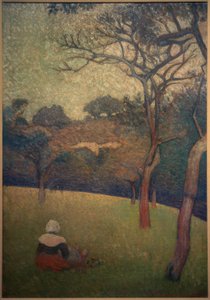 Bretona seduta da Emile Bernard