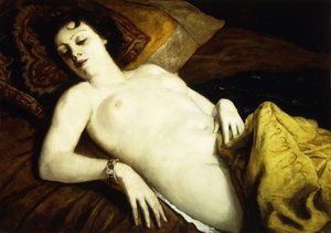 Nudo dormiente con braccialetto, 1930