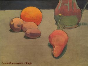 Natura morta con arancia da Emile Bernard