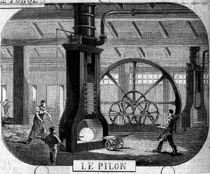 Fucine della Franca Contea: il pestello. Fabbrica di Fraisans, Jura (39)